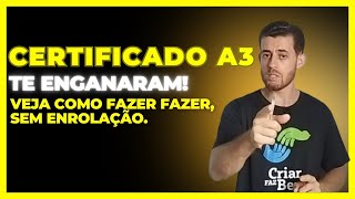 Como fazer o Certificado Digital A3 SISPASS do IBAMA [upl. by Lankton]