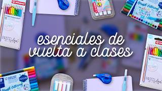 📒🌟Esenciales de vuelta a clases 2024  Haul de Material Escolar  ¡SORTEO CC [upl. by Sandberg]