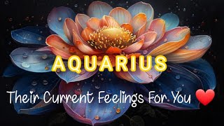 ♒️ AQUARIUS LOVE TAROT THEYLL BE BACK [upl. by Melcher]