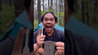 SIMPLE ideas you should know 🪥 camping survival bushcraft outdoors lifehack [upl. by Lalad128]