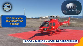 MSFS2020  VR VOO PELA VIDA COM OS BOMBEIROS DO RIO DE JANEIRO  TRANSPORTE DE ÓRGÃOS  H125 [upl. by Berenice852]