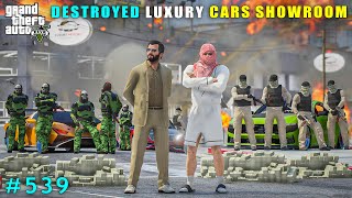 Michael Destroys Luxury Car Showroom For Richman  Gta V Gameplay [upl. by Ann-Marie]