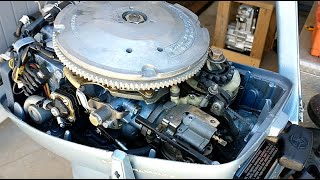 EVINRUDE  JOHNSON 99HP AND 15HP CARBURETOR CLEANING COMPRESSION TEST AND IMPELLER REPLACING [upl. by Negyam937]