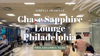 Chase Sapphire Reserve Philadelphia  Airport Lounge Review [upl. by Cyb]