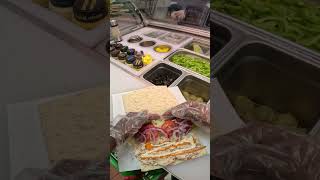 Chicken Salad Wrap food pov sandwich subway asmr viralvideo foodie fastfood shorts [upl. by Maletta404]