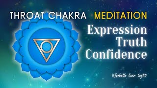 Throat chakra Guided Meditation listen to for 21 days spiritualawakening spiritualalignment [upl. by Leopoldine]