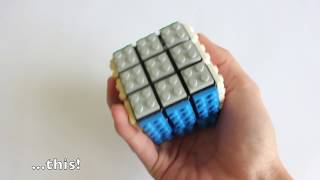 Lego Mod Rubiks Cube Instructions [upl. by Blanding]