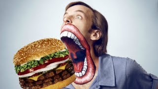 Woman dislocated jaw eating Liverpool restaurants threepatty burger [upl. by Cristina753]