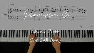 Charlie Puth  One Call Away Piano Cover  Sheet [upl. by Jamie]