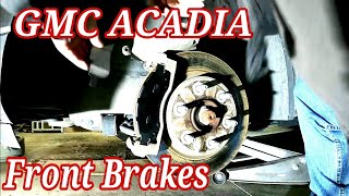 2013 GMC Acadia  How to Change the Front Brakes [upl. by Kaine]