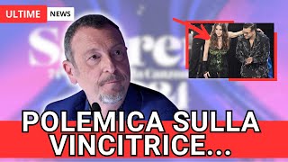 SANREMO 2024 Polemica sulla Vincitrice Non doveva vincere lei loro hanno [upl. by Anais71]