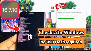 CheckRa1nWindows Jailbreak iOS 16710  iOS 15 got successful  No USB Flash PC required [upl. by Orferd]