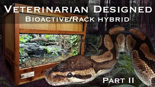 Bioactive Ball Python VivariumTub Hybrid Enclosure Part II [upl. by Alleyne]