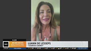 Countess Cabaret Luann De Lesseps discusses her upcoming show in Maryland [upl. by Devon]