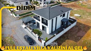 ğŸ”¥18500000TLğŸ”¥ğŸŒDÄ°DÄ°M EFELERDE KÃ–ÅE KONUMDA âœ¨ï¸FULL EÅYALI 41 âœ¨ï¸TAM MÃœSTAKÄ°L LÃœX ğŸ¡VÄ°LLA [upl. by Yelnek]