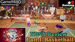 Looney Tunes Wacky World of Sports  Deluxe Edition  Part 1 Basketball XBSX Review [upl. by Walt594]