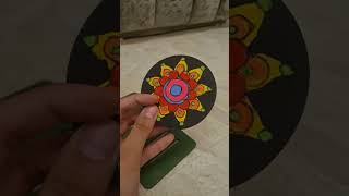 DIY Mandala Art Coaster diy paint coaster [upl. by Raila]