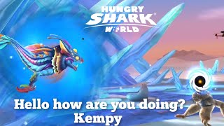 Cosmic Alan vs Kempy Boss  Hungry Shark World [upl. by Eikcim390]