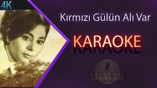 Kırmızı Gülün Alı Var Karaoke [upl. by Euseibbob]