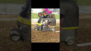 OVERLOAD RICKSHAW 😫  INDIAN BIKE DRIVING 3D  shorts viral indianbikedriving3d game [upl. by Pandich]