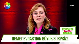 Demet Evgar Show Ana Haberde izleyicileri bir sürprizle karşıladı [upl. by Lemrac]