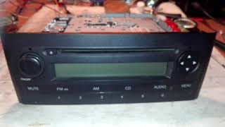 Fiat Grande Punto Radio F 199 SM2 CD CanCheck Radio Code Delphi Grundig [upl. by Suolkcin]