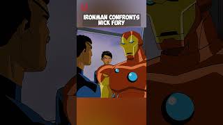 Ironman Confronts Nick Fury 😱 avengers [upl. by Dobrinsky298]