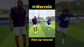 Marcelo Flick Up Tutorial！football footballshorts footballskills [upl. by Nylirahs]