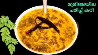 മുരിങ്ങയില പരിപ്പ്കറിDrumstick leaves Dal CurryRecipe54 [upl. by Eirovi]