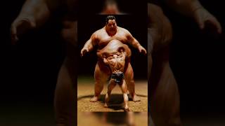 Strong sumo wrestler💩😡 shorts MrBeast MrBeastGaming MrDegreeOfficial [upl. by Roosnam]