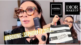 UNBOXING GROS CRAQUAGE SEPHORA ET ZARA [upl. by Tullusus139]