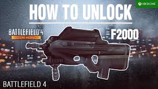 How To Unlock The F2000 Battlefield 4  Assault Rifle  Second Assault DLC  XBOX ONE [upl. by Lenni]