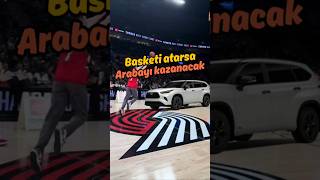 Basketi Atarsa Arabayı Kazanacak 🏀🚗 shorts [upl. by Yna]