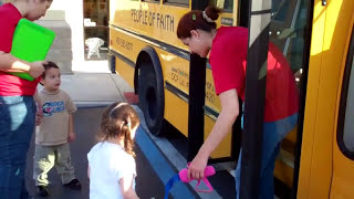 Two Year Olds Trip to Bus on Fun Friday [upl. by Valoniah742]