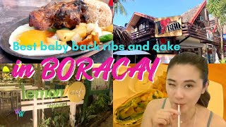 Where to eat in Boracay  I Love Backyard BBQ and Lemoni Cafe amp Restaurant at DMall Boracay [upl. by Bocaj]