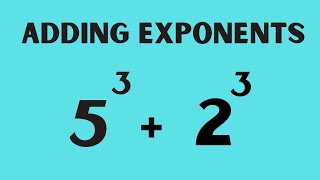 Adding ExponentsMath Help [upl. by Kokaras]