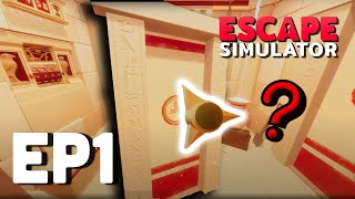 EP1 The Best Escape Room Game Can We Figure it Out  Escape Simulator [upl. by Ynneg2]