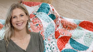 How to Make a Retro Snowballs Quilt  Free Quilting Tutorial [upl. by Redna297]