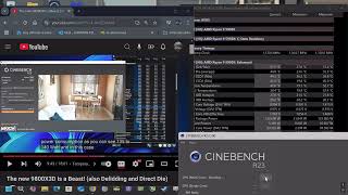 Cinebench R23 9800X3D VS 5950X STOCK [upl. by Nnaeirb]