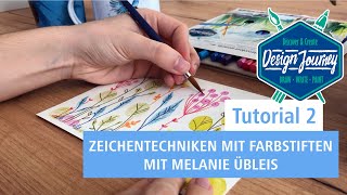 PermanentFarbstifte und Aquarellstifte kombinieren  Tutorial 2  STAEDTLER Art Class [upl. by Stroup]