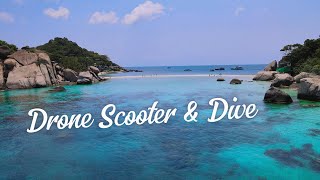 Koh Samui  Thailande  Drone Scooter amp Dive [upl. by Aneed]