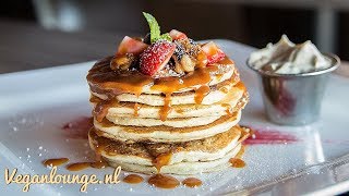 HAVERMOUT PANNENKOEK🥞🥞🥞RECEPTCRANBERRY BANAAN EN APPEL🍌🍎 [upl. by Mraz117]