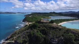 Deep Bay  Antigua  Fort Barrington  Shipwreck Andes [upl. by Sakram348]