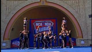 Navarro College Cheerleaders NCA show on Fox Sports Net  April 2009 NC  Corsicana TX [upl. by Tori]