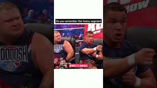 Chad Gable amp Kevin Owens shuhhing each other 🤣 [upl. by Glenden]