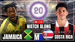 JAMAICA vs COSTA RICA Concacaf U20 Championship Live Stream Watch Along  Reggae Boyz [upl. by Einahets]