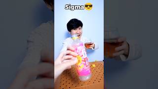 SIGMA FRUIT TEA food asmr mukbang [upl. by Enaitsirhc191]