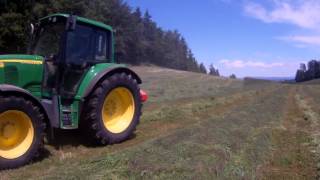 heumähen 2014 mit John Deere 6420 sound [upl. by Ragde]