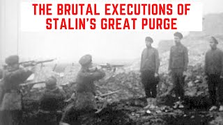 The BRUTAL Executions Of Stalins Great Purge [upl. by Latnahs]