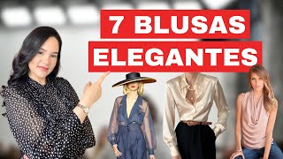 LAS 7 BLUSAS MÁS ELEGANTES Y CLÁSICAS QUE DEBES TENER  Blusas de Moda 2024 [upl. by Heilman27]